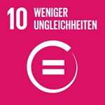 10 Weniger Ungleichheiten - ein Ziel der Sustainable Development Goals der Vereinten Nationen.