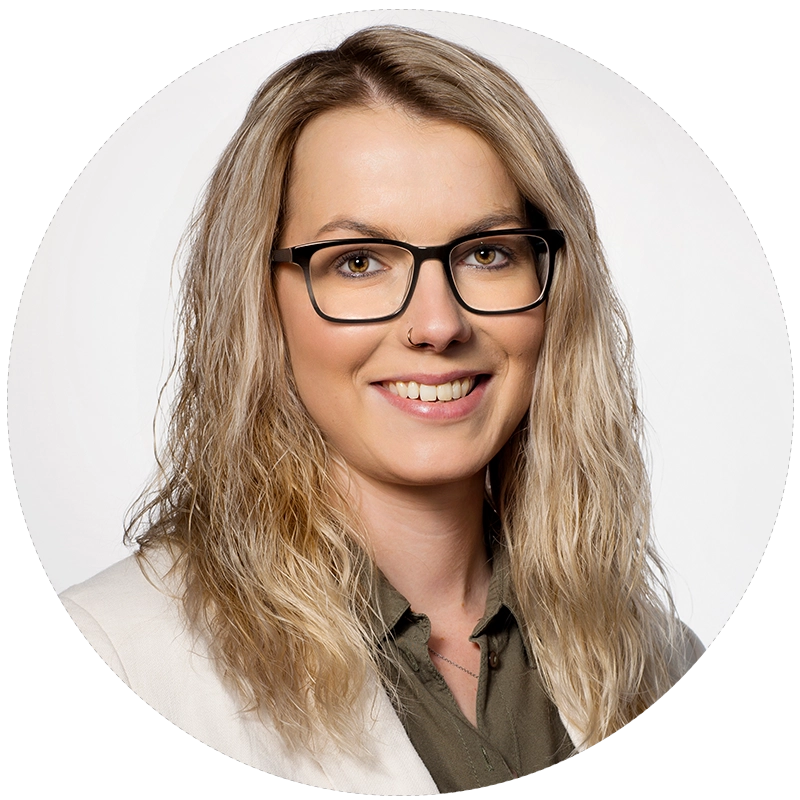 Katharina Klein, Mitarbeterin im Vertriebsinnendienst der Nölken Hygiene Products GmbH.